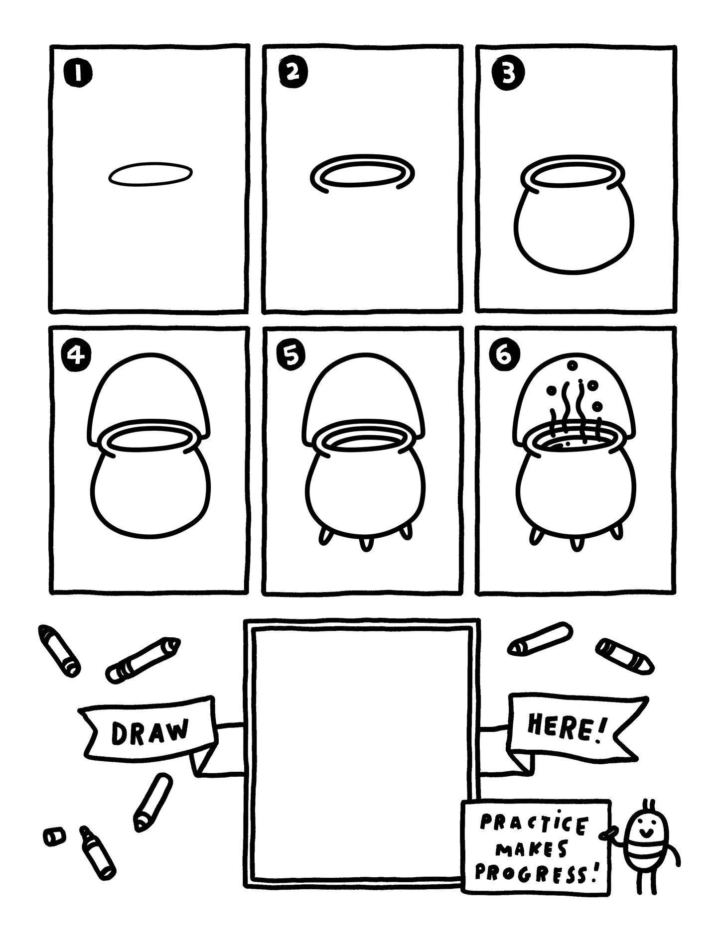 Learn to Draw Magical Things - 50 step-by-step lessons for kids
