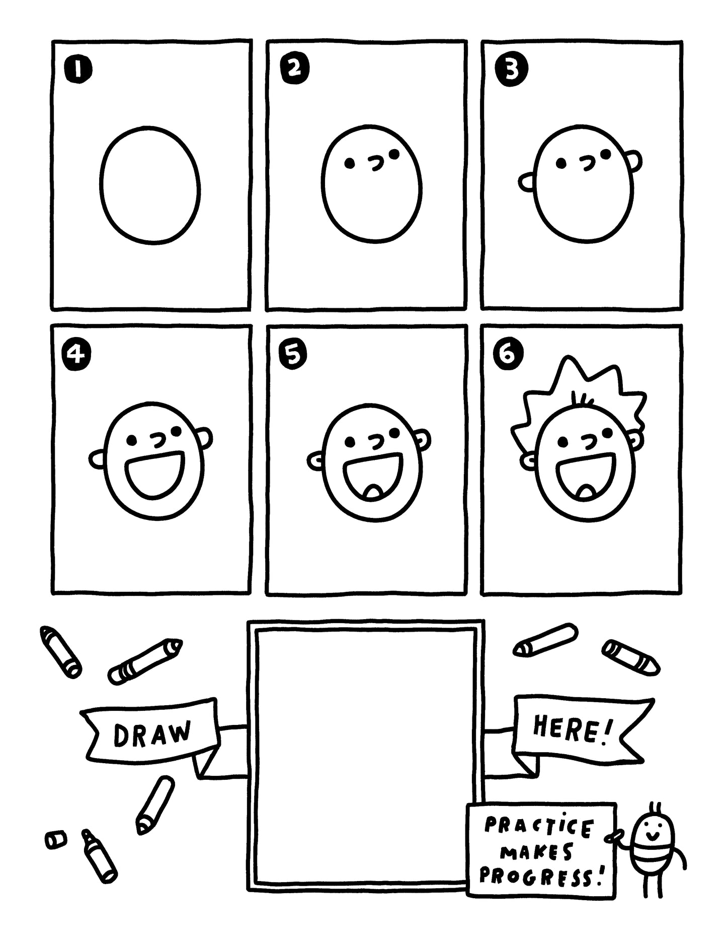 Screen-free activity page for ages 6-10