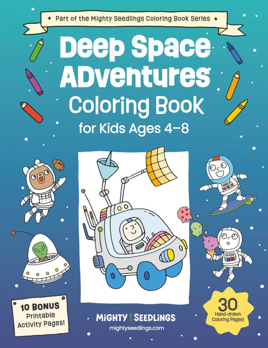 Deep Space Adventures Coloring Book